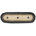 Primitive Pewter Star Braided Stair Tread (Pack of 2)