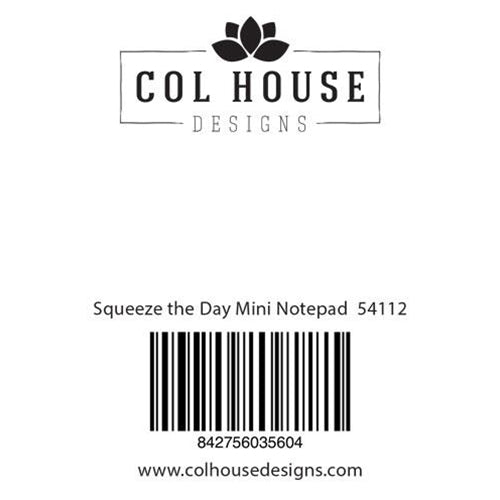 Squeeze the Day Lined Mini Notepad (Pack of 4)