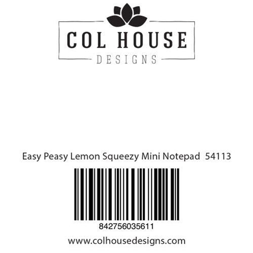 Easy Peasy Lemon Squeezy Mini Notepad (Pack of 4)