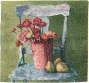 Painted Chair Fine Art Tapestry