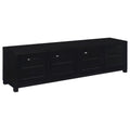 Sachin 4-door Engineered Wood 79-inch TV Stand Black