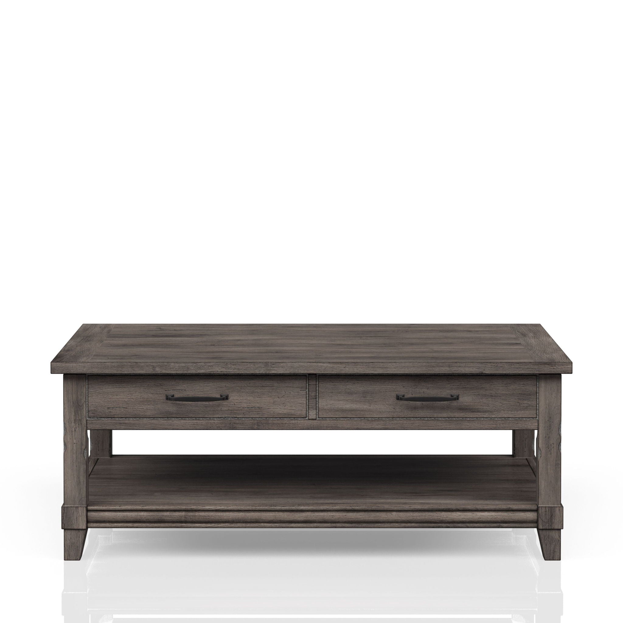 Lift Top Cocktail Table With Casters - Gray