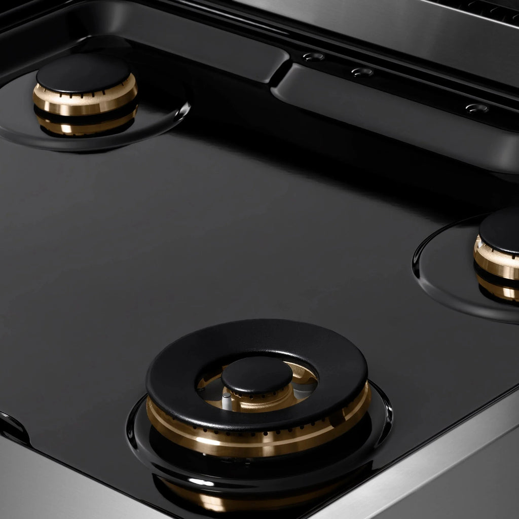 ZLINE 30" Paramount Gas Rangetop Stainless Steel Champagne Bronze SRTZ-30-CB
