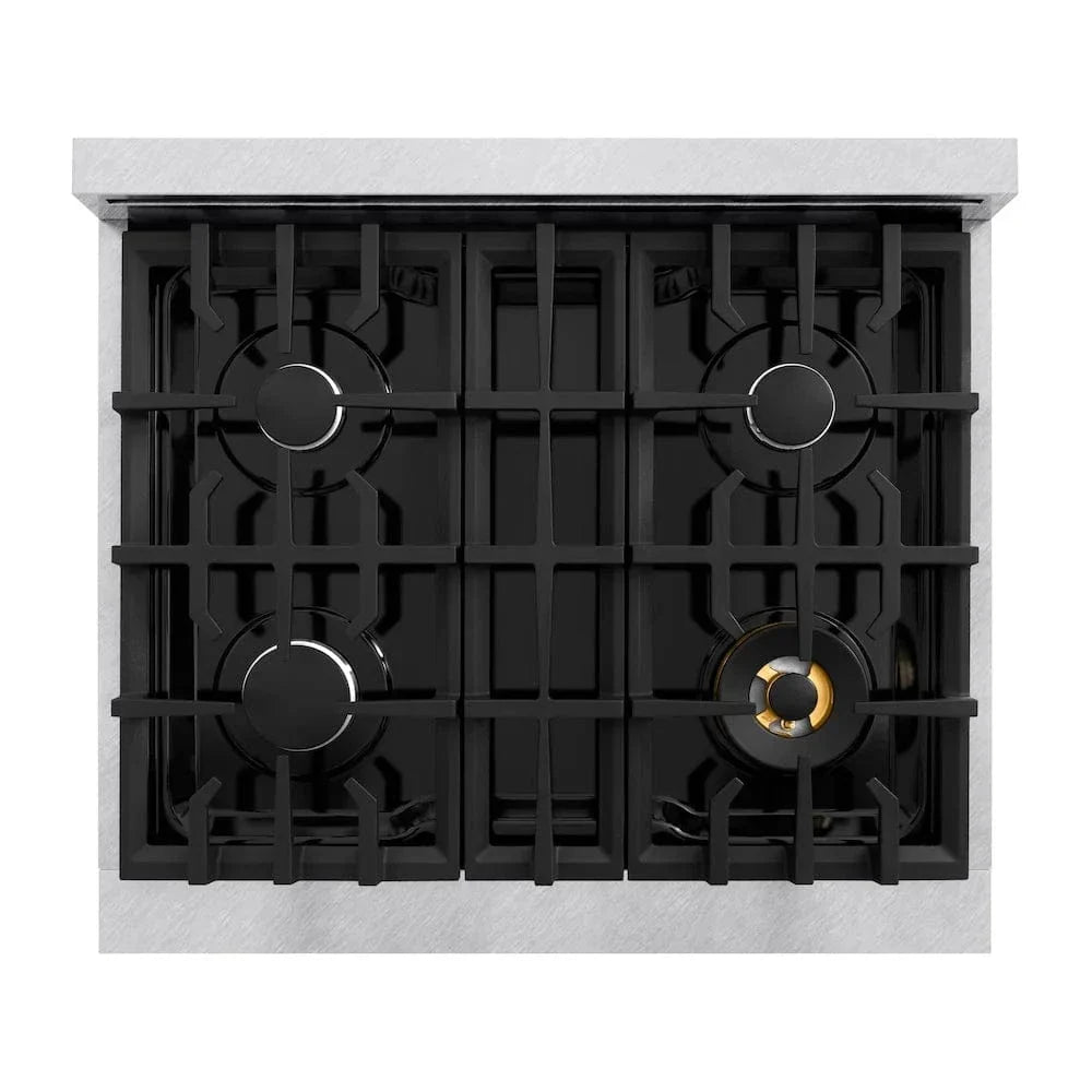 ZLINE 30" Classic Gas Range, Convection Gas Oven DuraSnow® Stainless Steel, CGRS-30