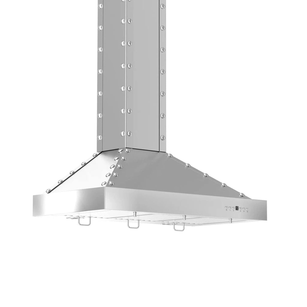 ZLINE 36" Designer Series Stainless Island Range Hood, KB2i-4SSXS-36