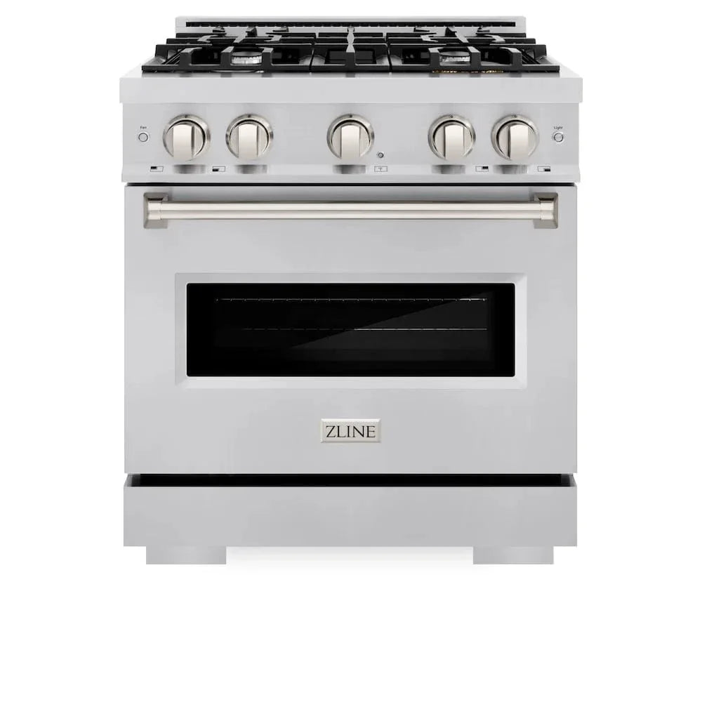 ZLINE 30"Classic Gas Range, Convection Gas Oven, Stainless Steel, CGR30