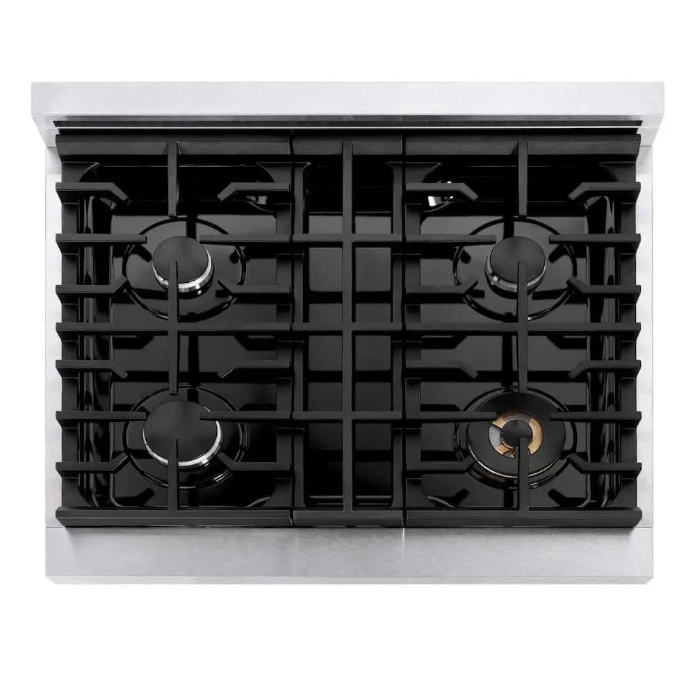 ZLINE 30" Paramount Gas Rangetop DuraSnow® Stainless Steel SRTS-30