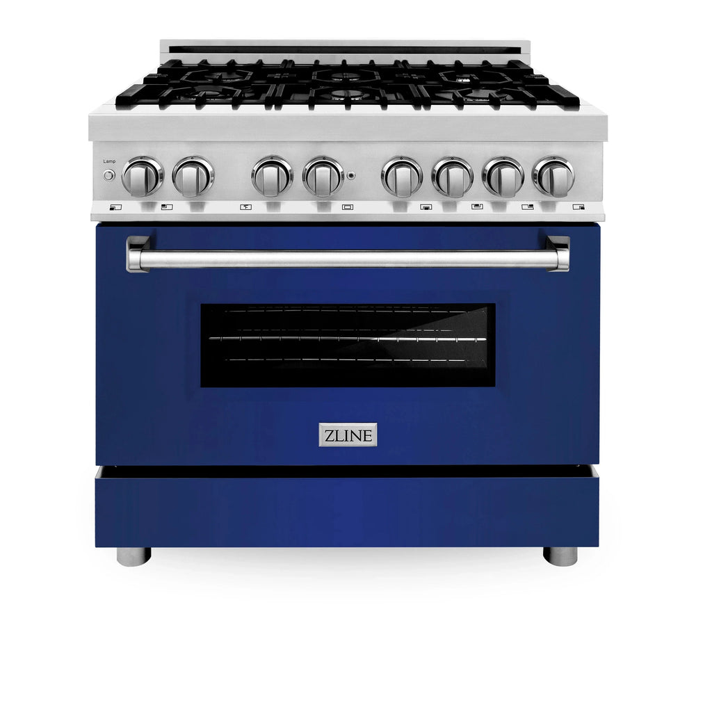 ZLINE 36" Bundle Range RA-BG-36 & Range Hood KB-36, 2KP-RABGRH36