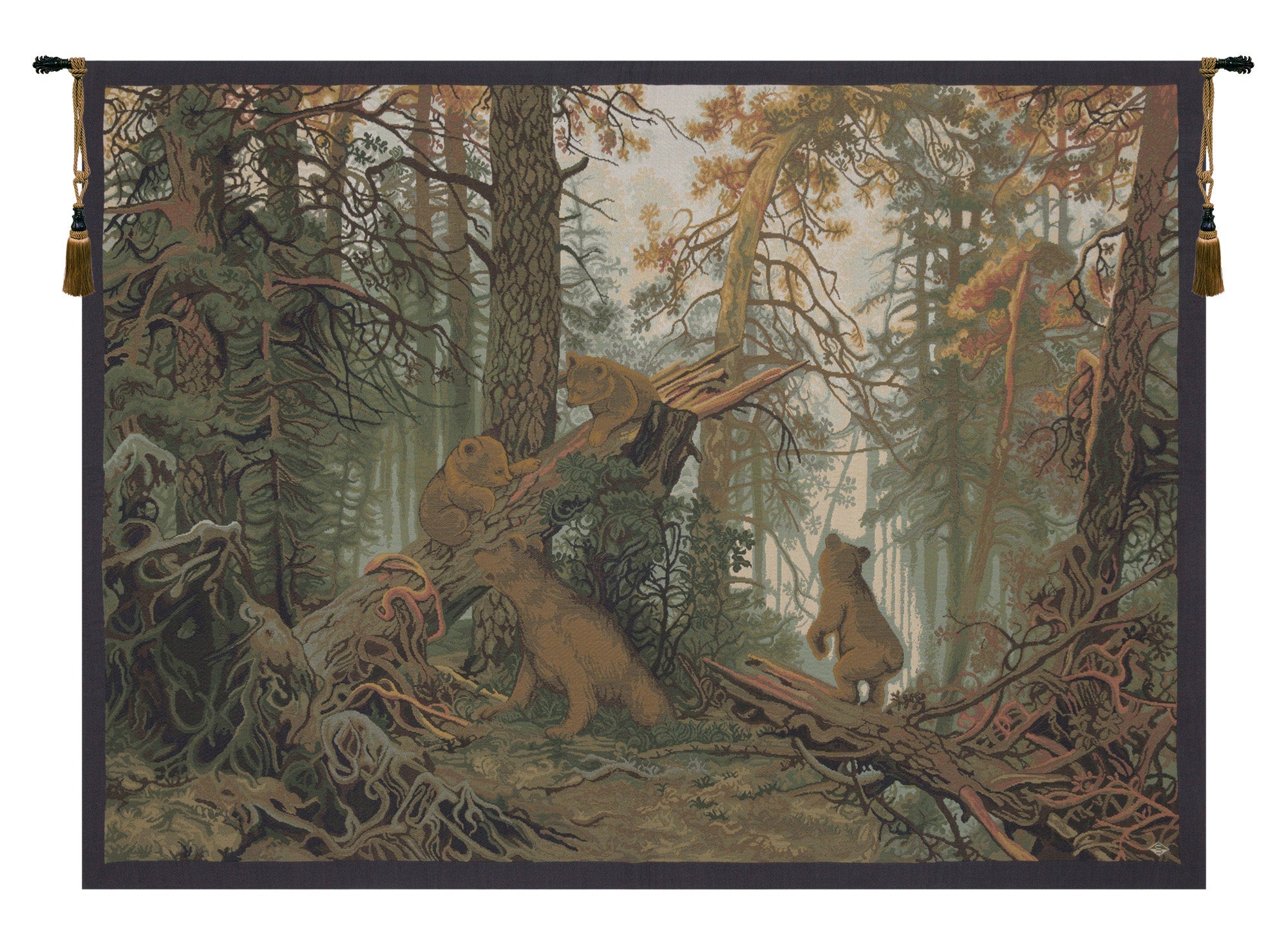 Morning in Pinewood Italian Tapestry