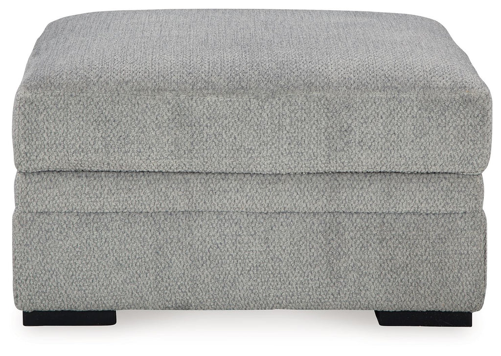 Casselbury - Ottoman With Storage - Cement