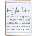 May This Home Be Metal Sign