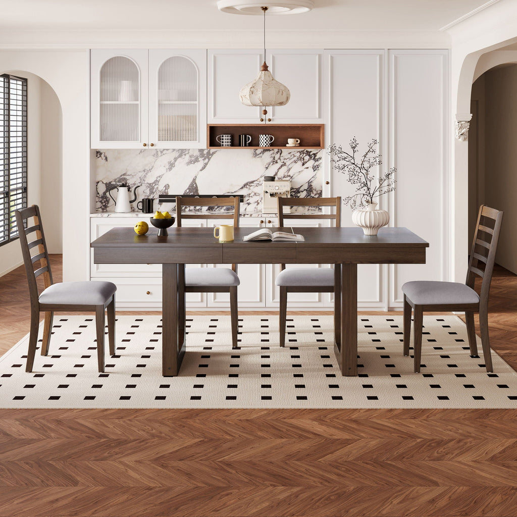 Upholstered Armless Chairs With High Ladder Back