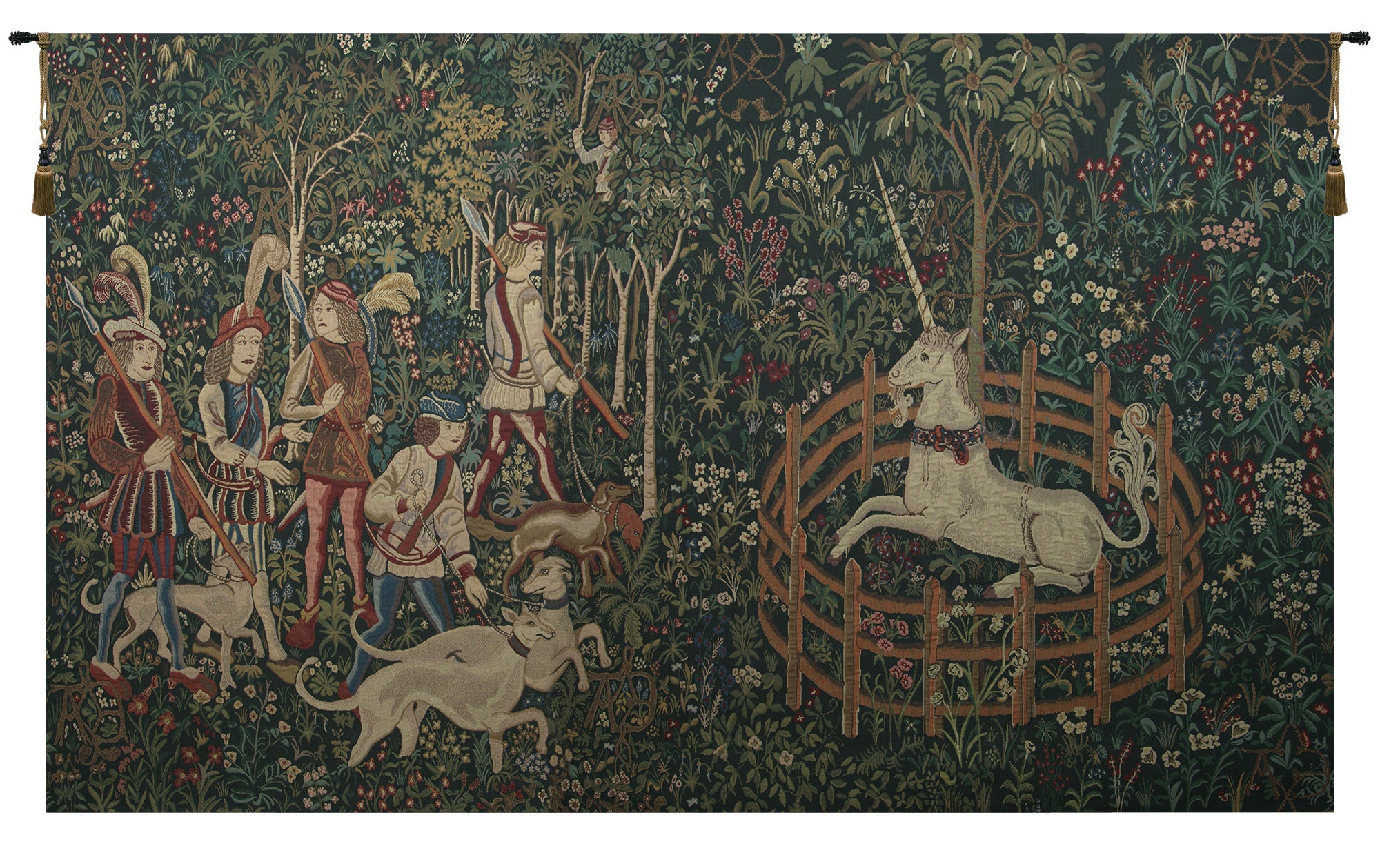 Unicorn Captive and Unicorn Hunt Tapestry Wholesale