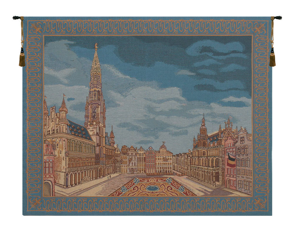 Brussels Place Bleu  Tapestry Wholesale