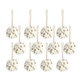 Cotton Orb with Twine Hanger (Set of 12)