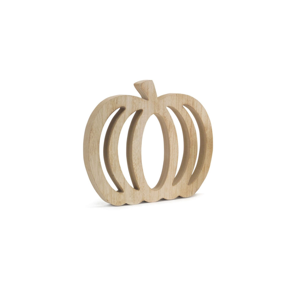 Wood Pumpkin Cut-Out (Set of 6)