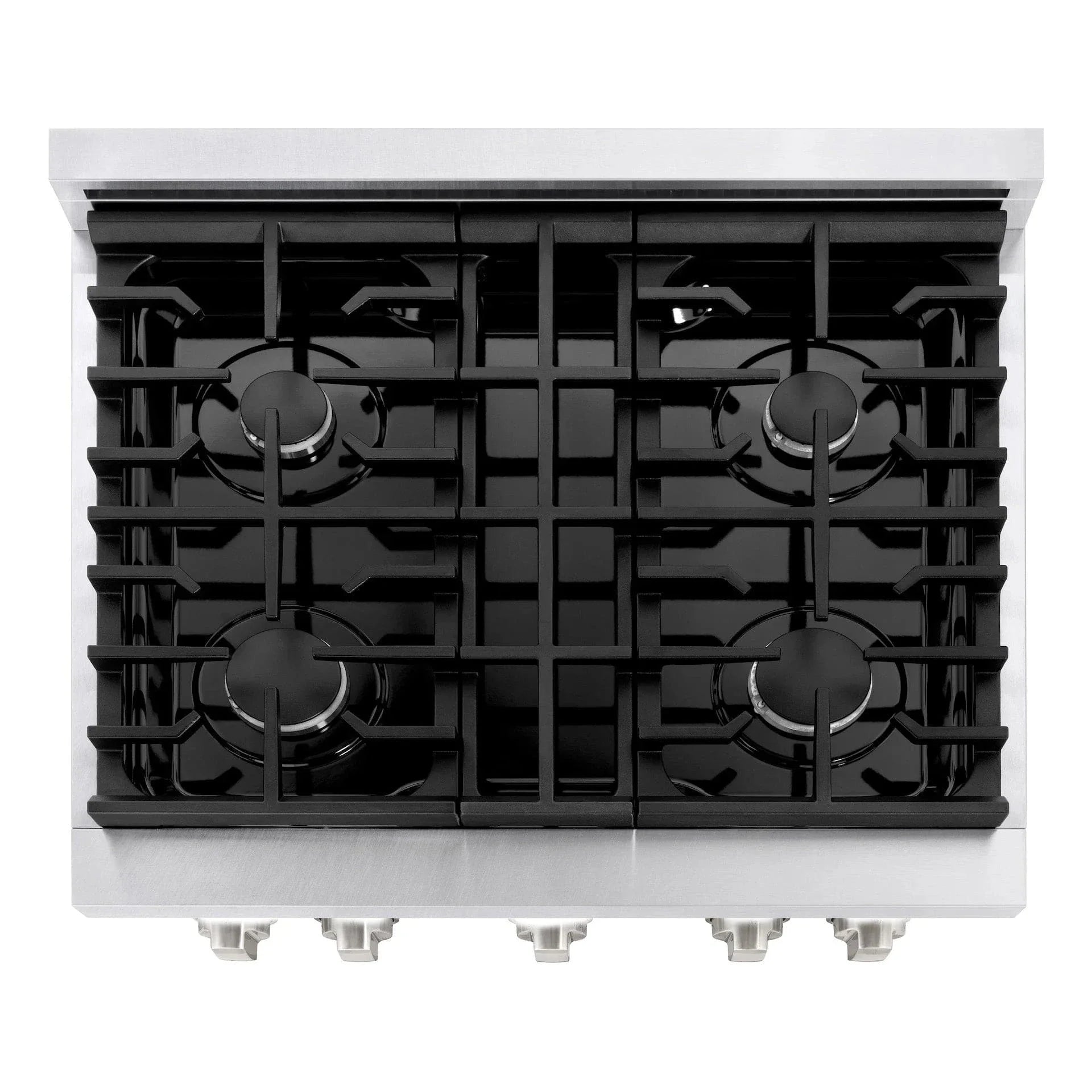 ZLINE 30"Paramount Dual Fuel Range DuraSnow® White Matte SDRS-WM-30