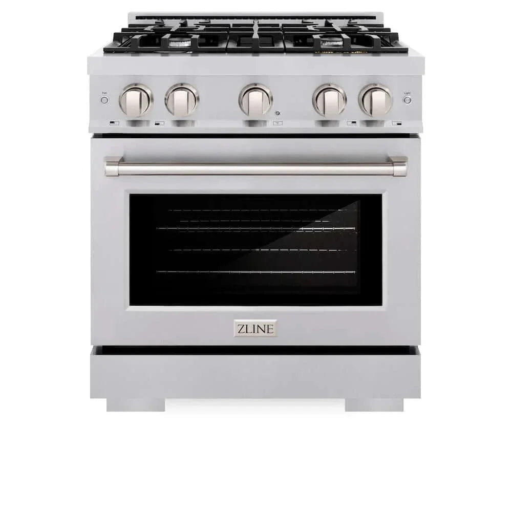 ZLINE 30" Select Gas Range Convection Gas Oven Stainless Steel HGR30