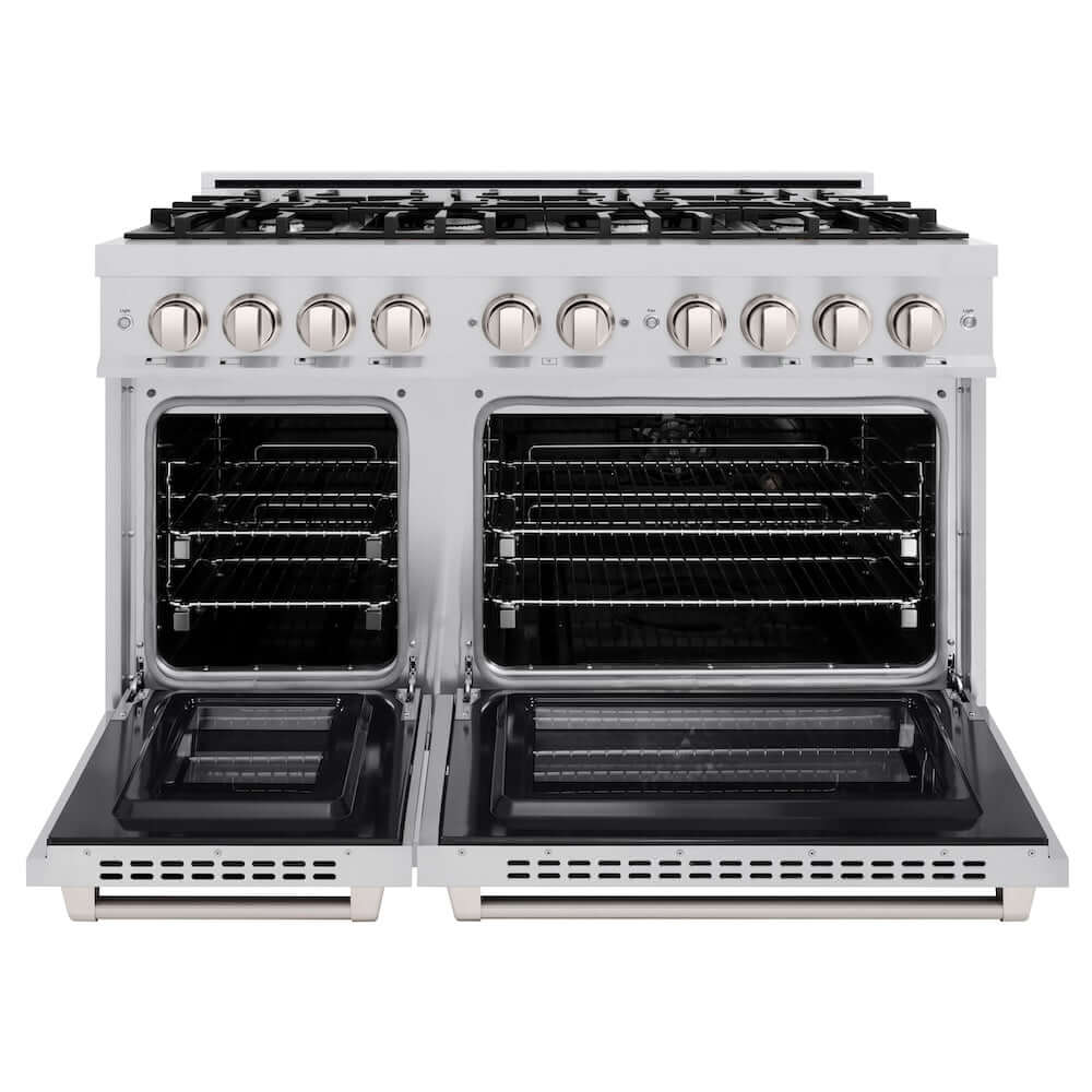 ZLINE 48" Select Dual Fuel Range Gas Cooktop Electric Convection Oven Stainless Steel HDR48