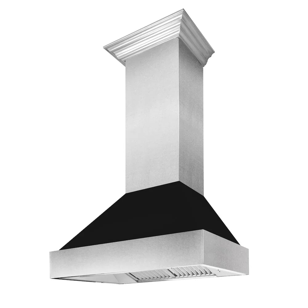 ZLINE 30" Bundle Range RAS-BLM-30 & Range Hood 8654BLM-30, 2KP-RASBLMRH30