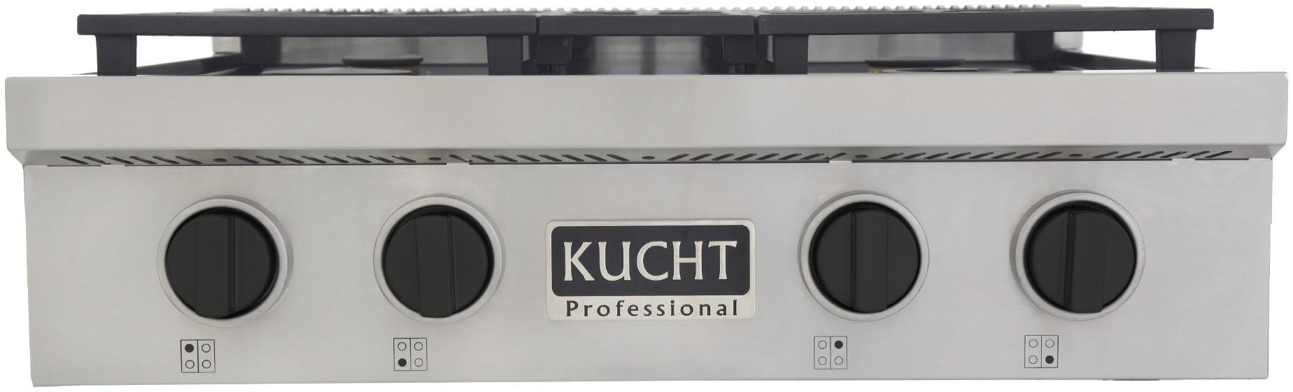 Kucht 30 Inch Gas Sealed Burner Rangetop, KFX309T-K