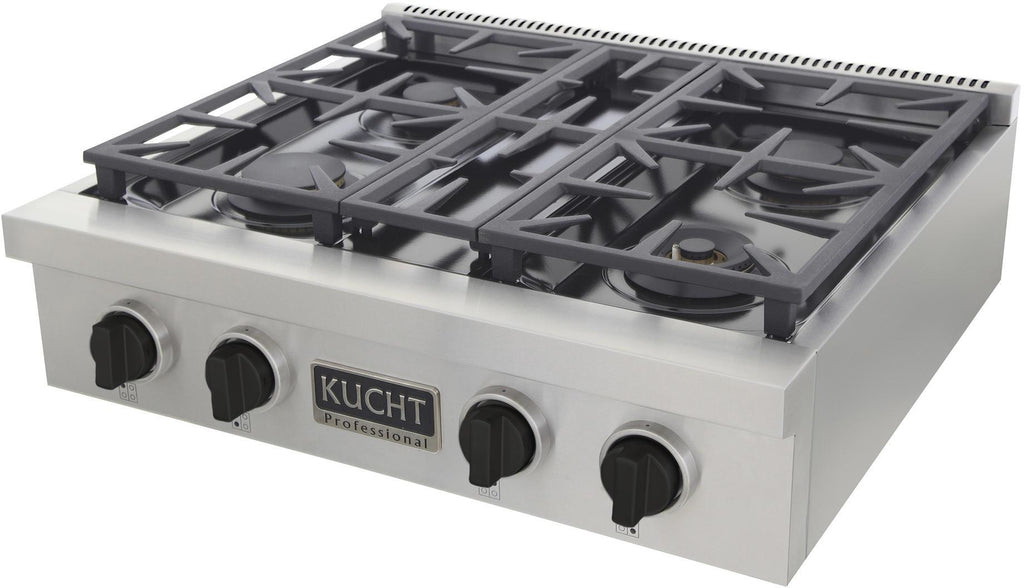 Kucht 30 Inch Gas Sealed Burner Rangetop, KFX309T-K
