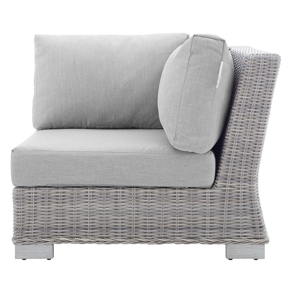 Conway Sunbrella¨ Outdoor Patio Wicker Rattan Corner Chair by Modway