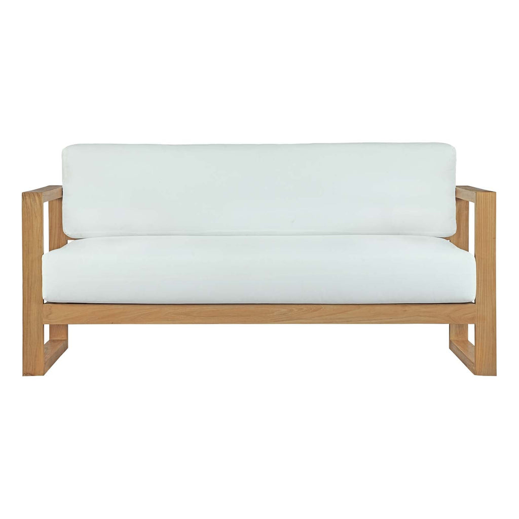 Upland Outdoor Patio Teak Sofa by Modway