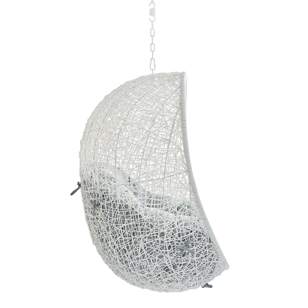 Hide Sunbrella¨ Fabric Swing Outdoor Patio Lounge Chair Without Stand by Modway