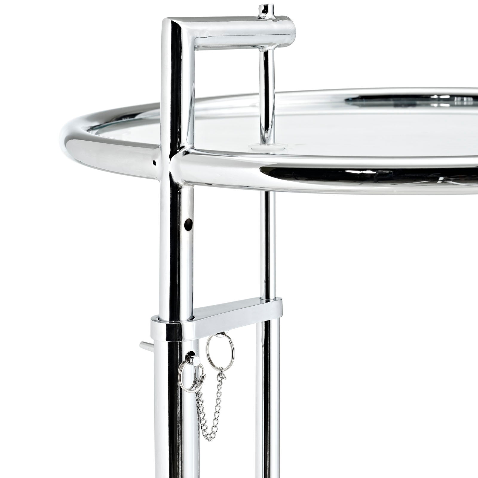 Eileen Gray Metal Side Table by Modway