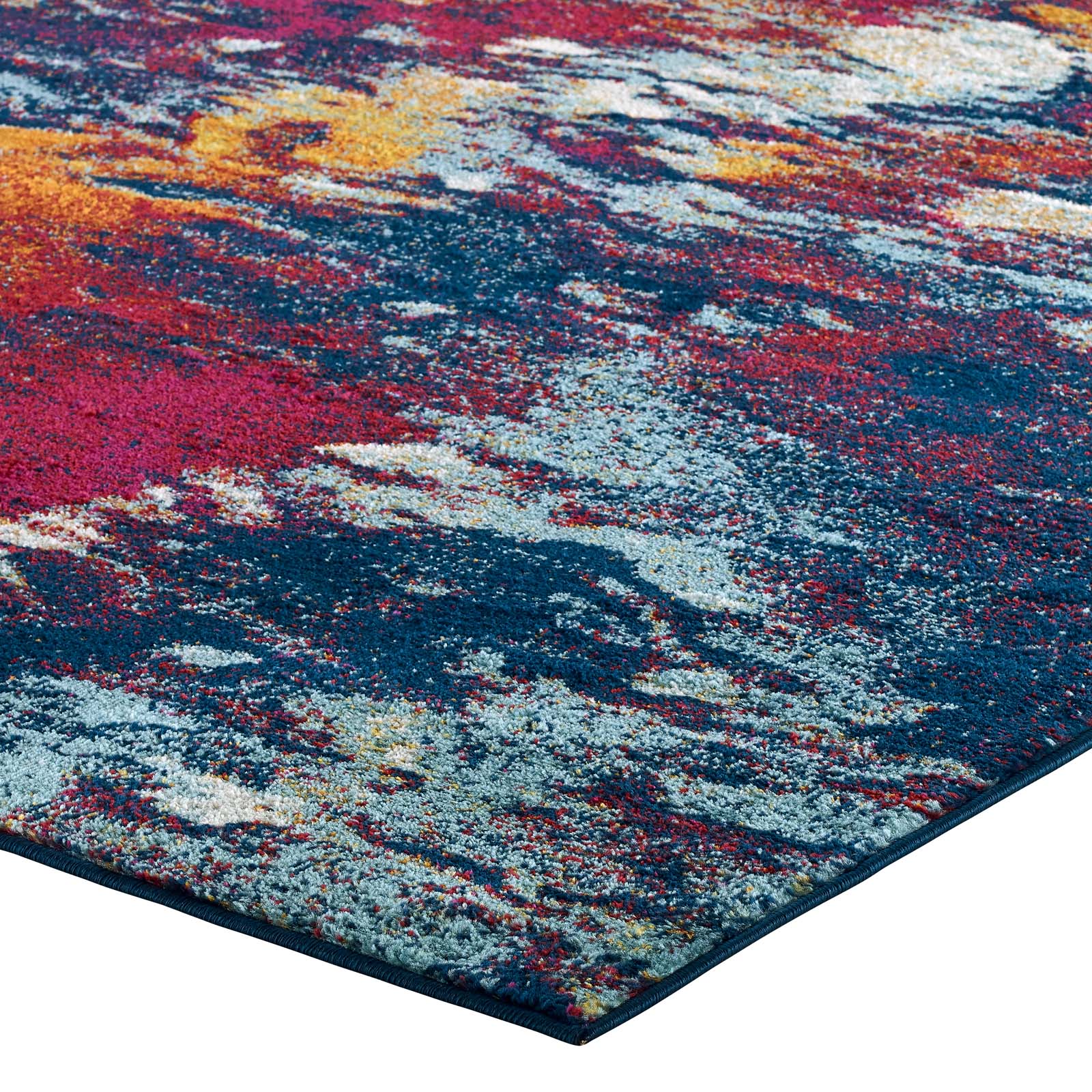 Entourage Foliage Contemporary Modern Abstract 5x8 Area Rug by Modway
