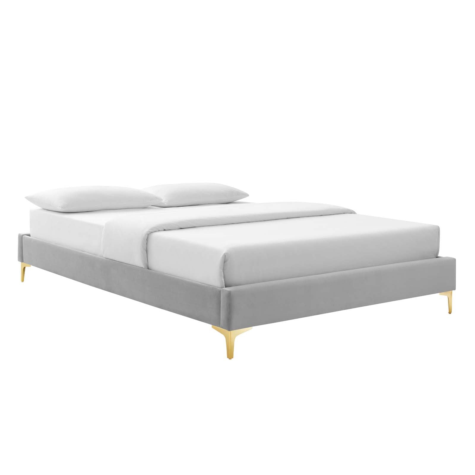 Sutton Performance Velvet Twin Bed Frame by Modway