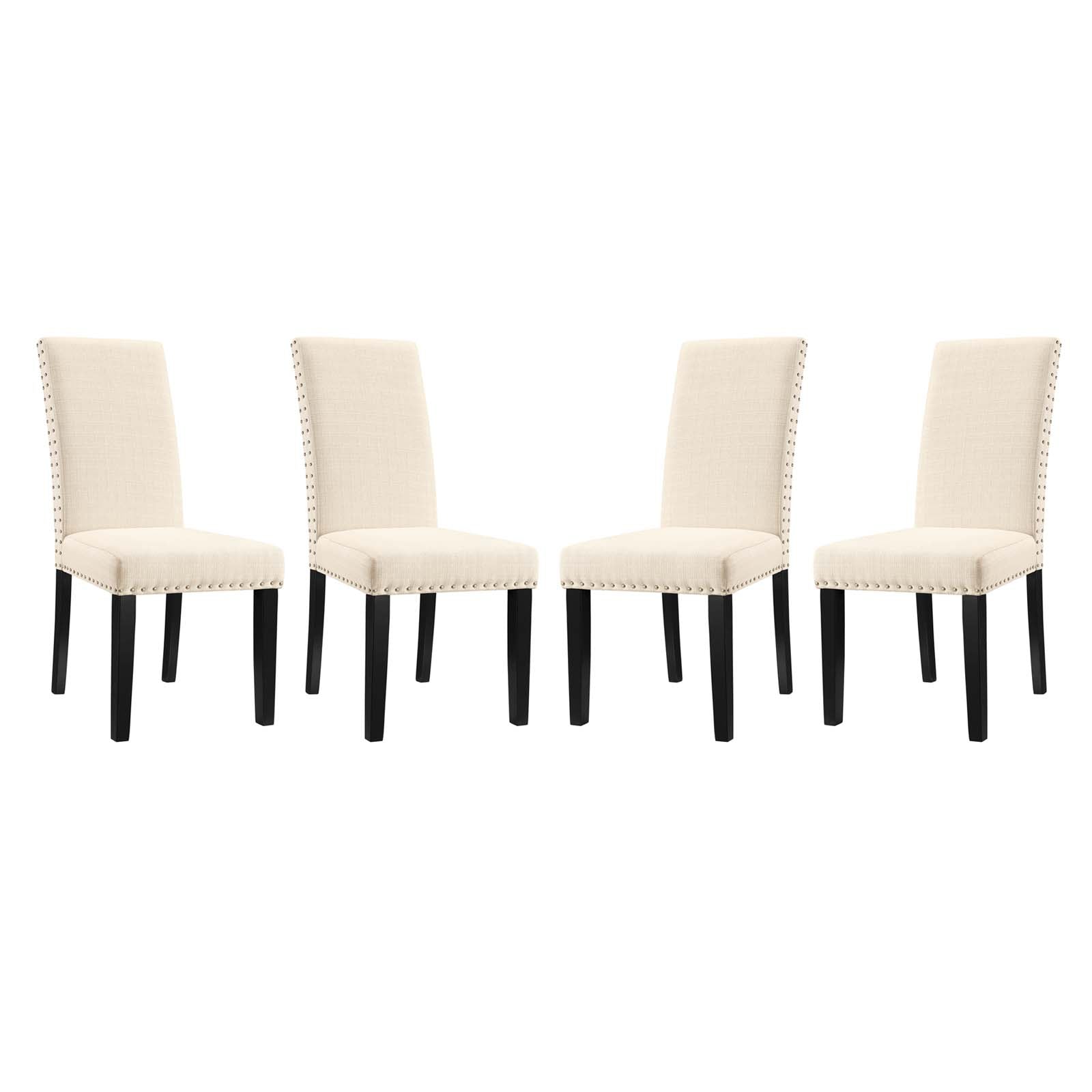 Parcel Fabric Dining Side Chair Set of 4 by Modway
