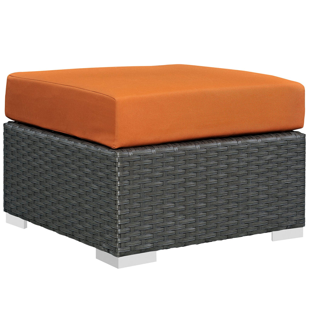 Sojourn Outdoor Patio Sunbrella¨ Ottoman by Modway