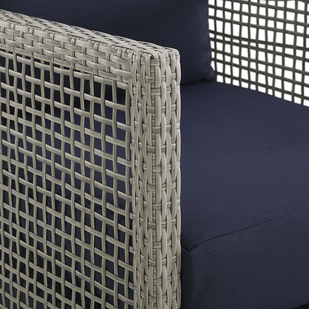 Aura Outdoor Patio Wicker Rattan Loveseat by Modway