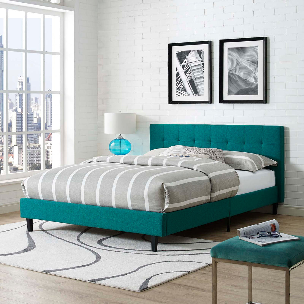 Linnea Fabric Queen Bed by Modway