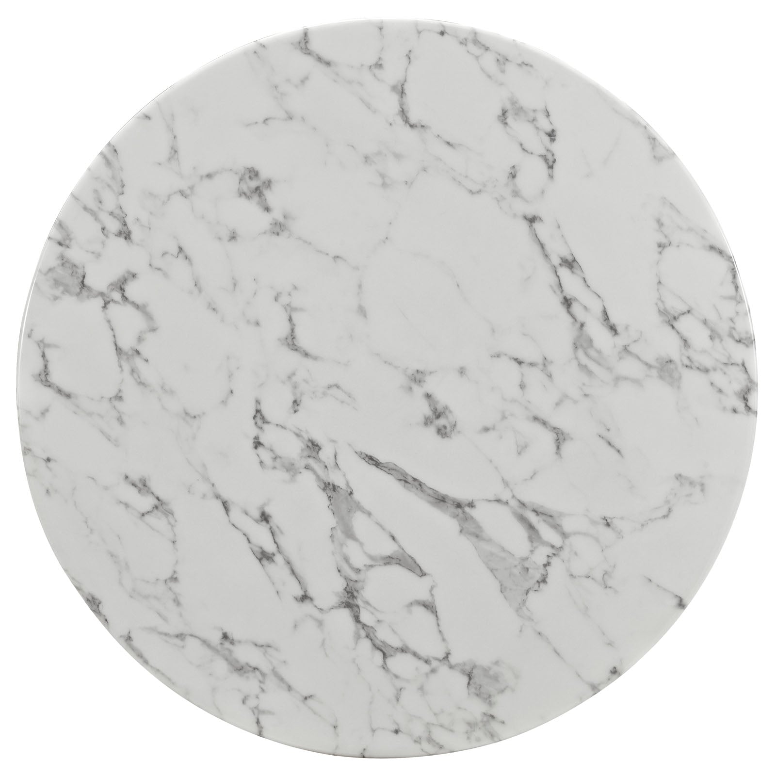 Lippa 36" Round Faux Marble Dining Table by Modway