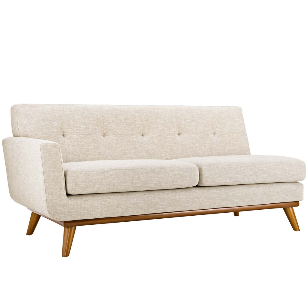 Engage Left-Arm Upholstered Fabric Loveseat by Modway