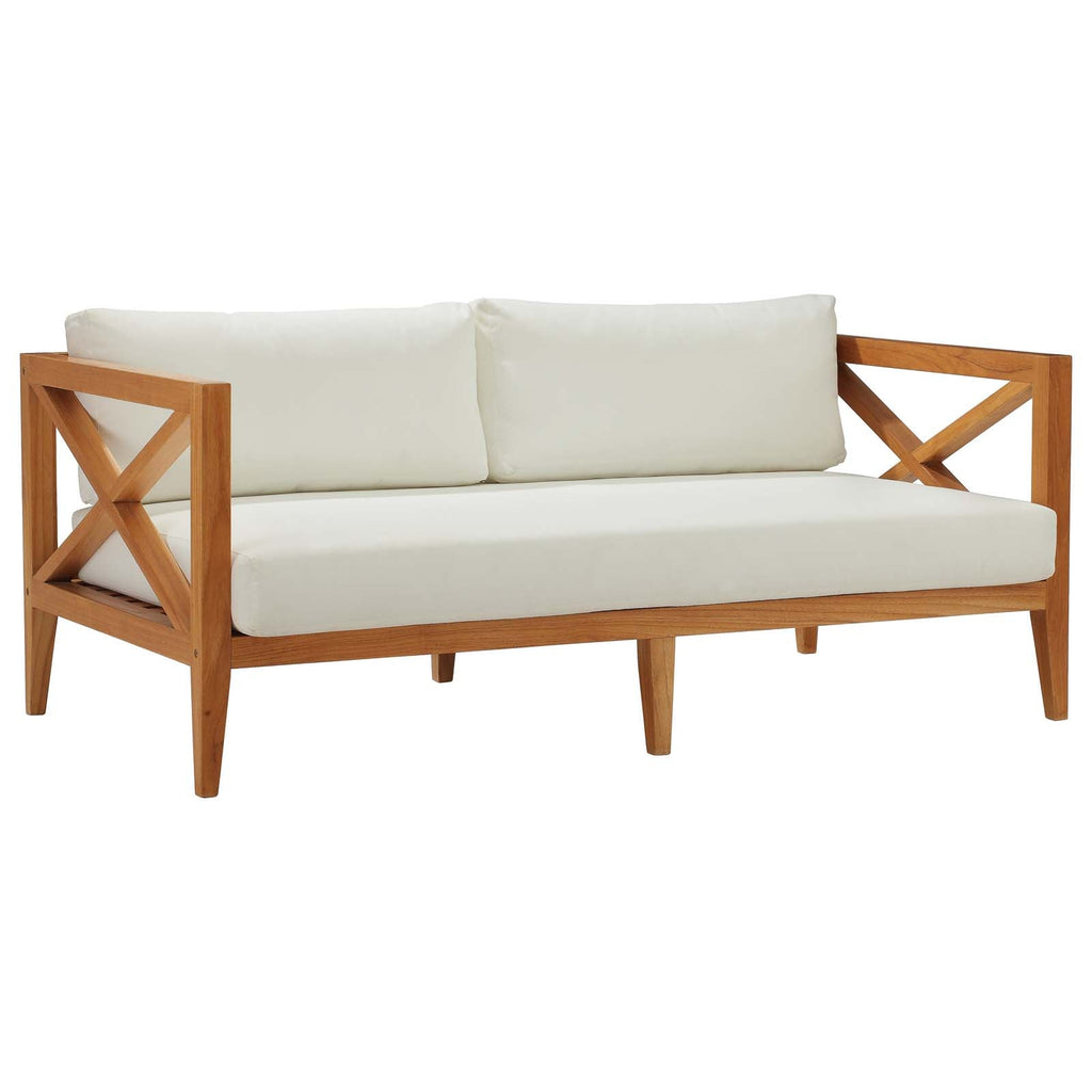 Northlake Outdoor Patio Premium Grade A Teak Wood Sofa by Modway