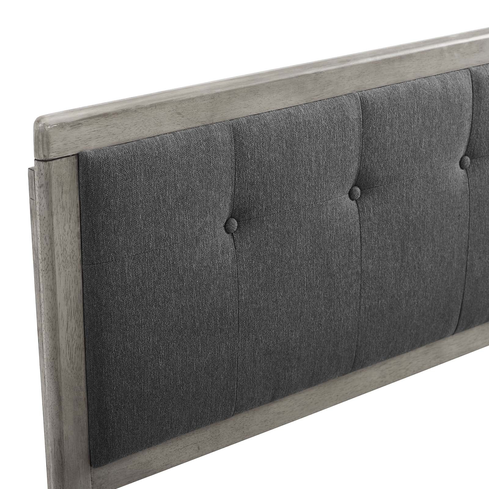 Draper Tufted Fabric and Wood Queen Headboard by Modway