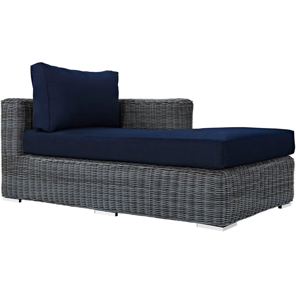 Summon 5 Piece Outdoor Patio Sunbrella¨ Sectional Set by Modway