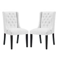 Baronet Vinyl Dining Chair Set of 2 by Modway