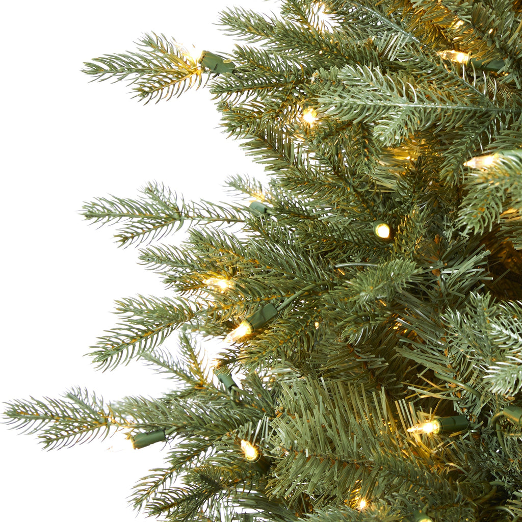 5' New Hampshire Spruce Artificial Christmas Tree with 300 Warm White Lights