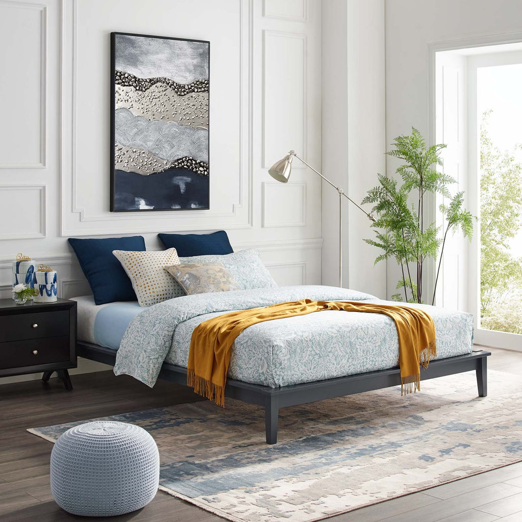 Lodge Wood Queen Platform Bed Frame by Modway
