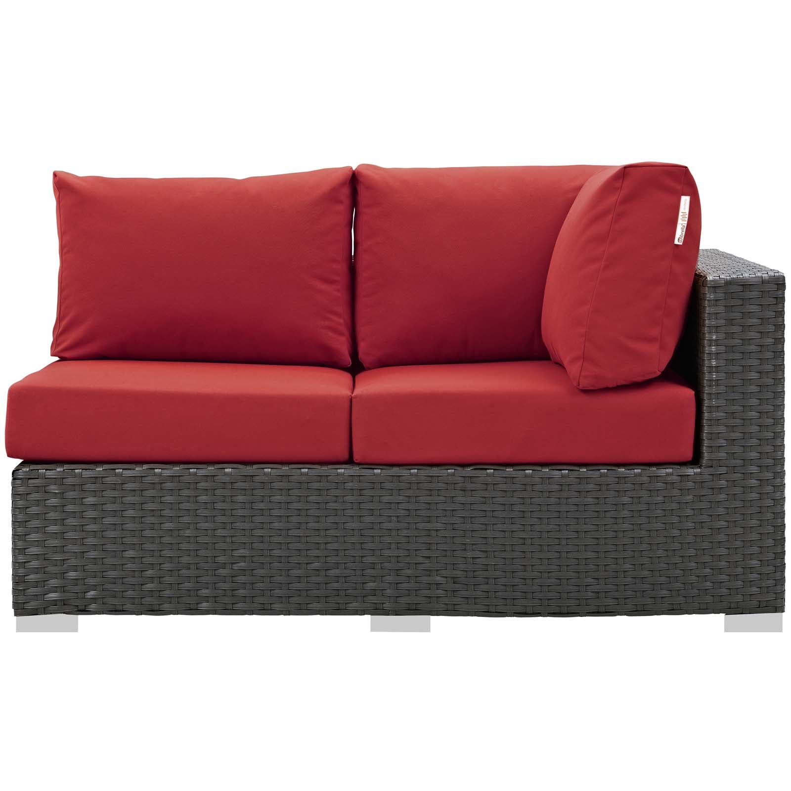 Sojourn Outdoor Patio Sunbrella¨ Right Arm Loveseat by Modway
