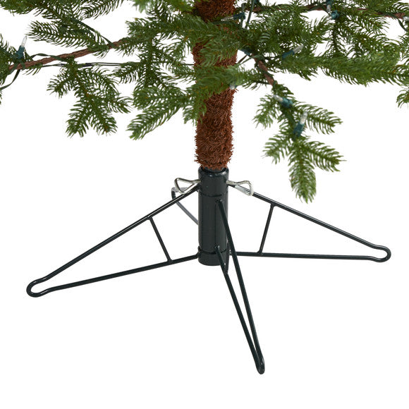 6.5' Fairbanks Fir Artificial Christmas Tree w/250 Clear Warm LED Lights