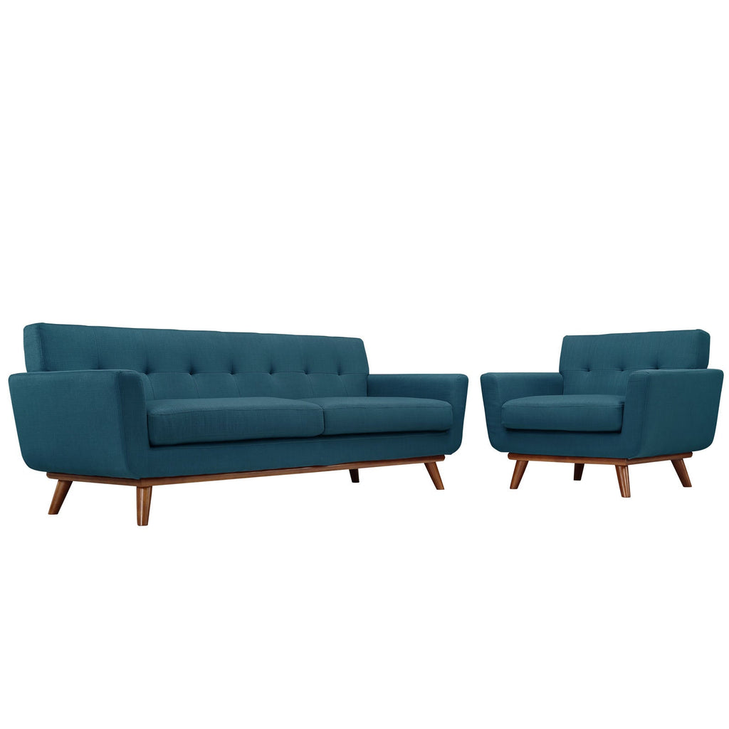 Engage Armchair and Sofa Set of 2 by Modway