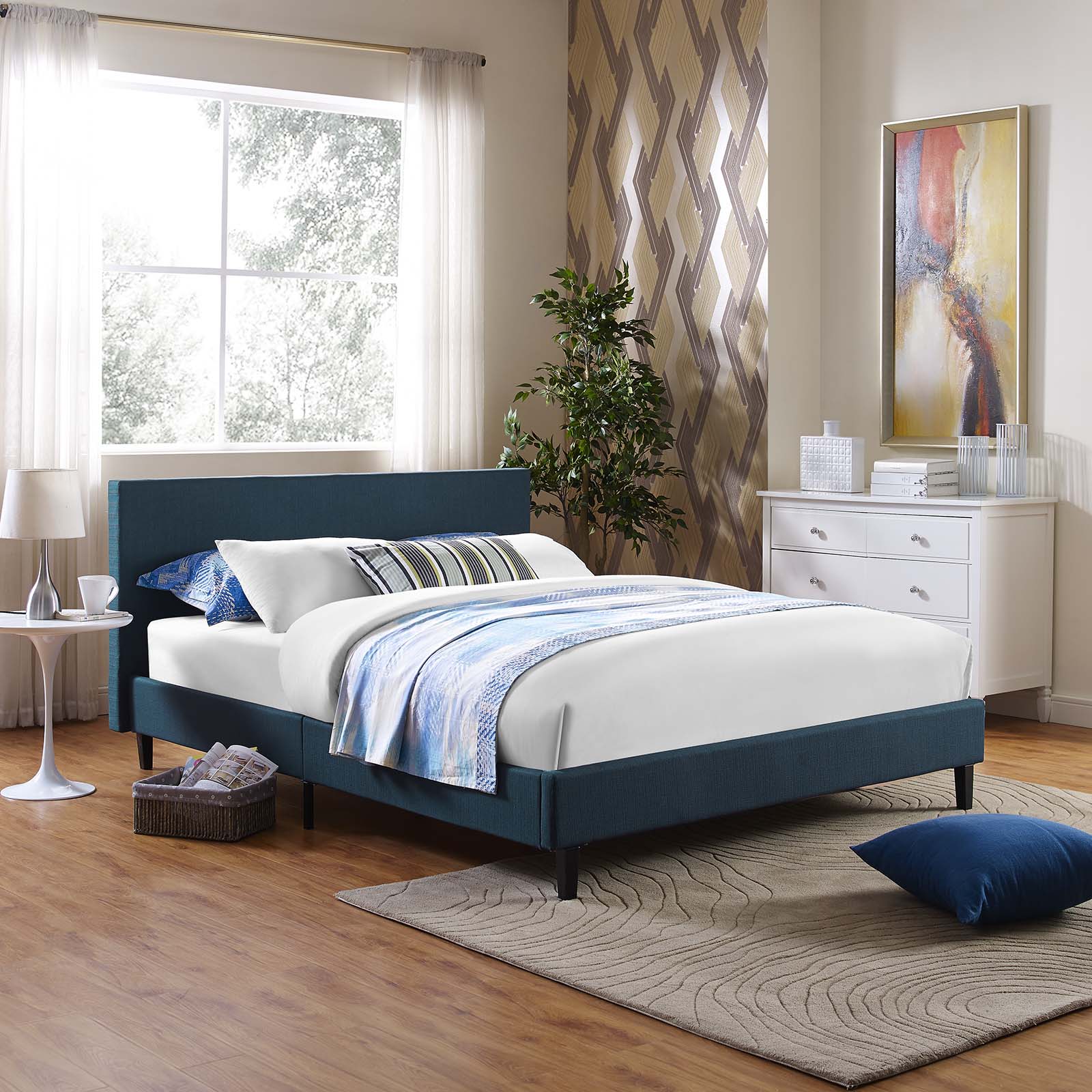 Anya Fabric Full Bed by Modway