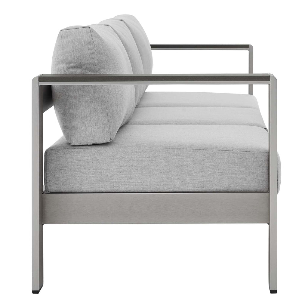 Shore Sunbrella¨ Fabric Aluminum Outdoor Patio Sofa by Modway