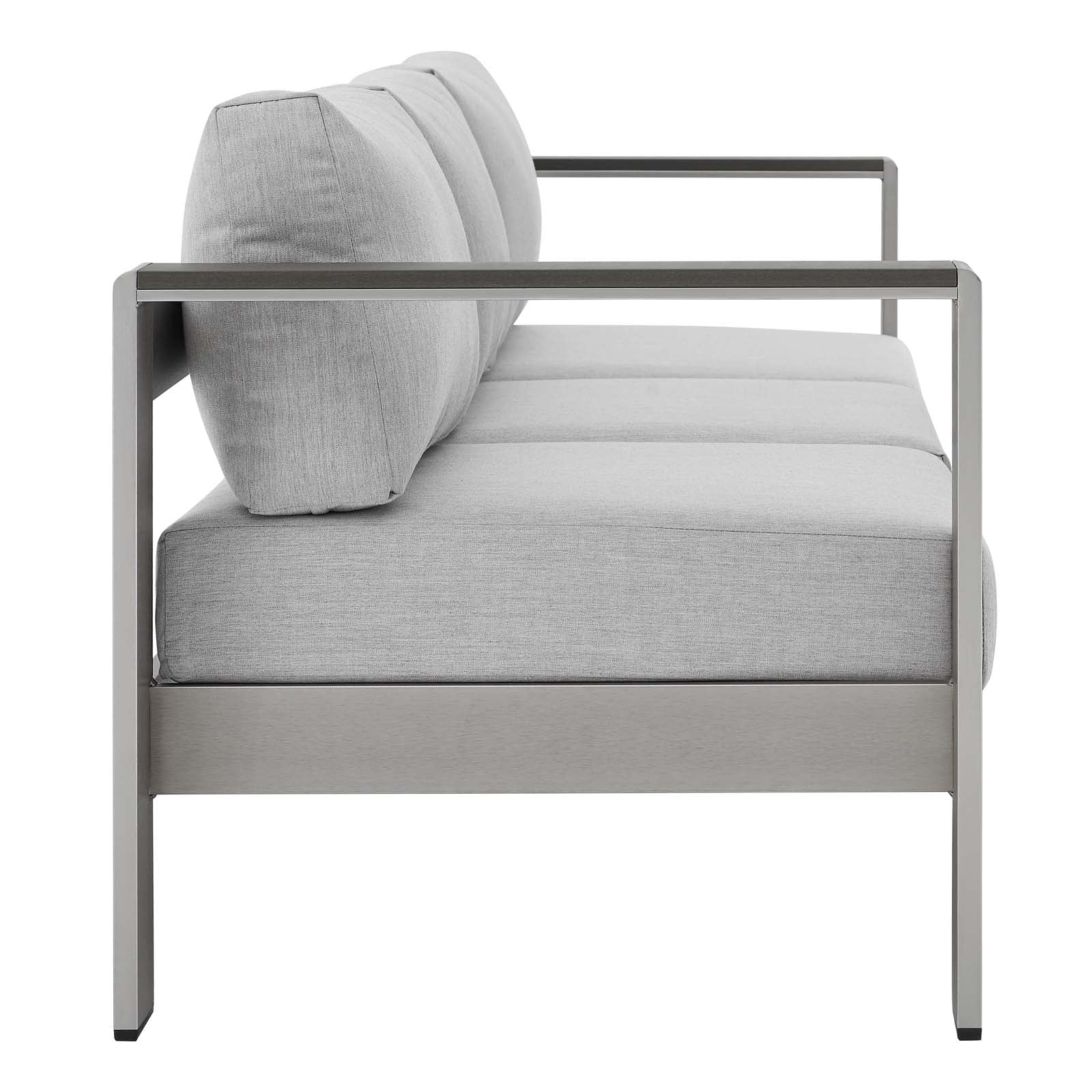 Shore Sunbrella¨ Fabric Aluminum Outdoor Patio Sofa by Modway